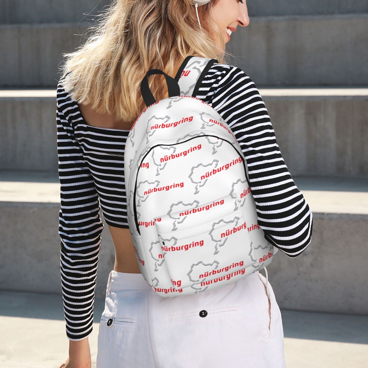 Women Bags Germany - Race Track Germany Nurburgring Backpack Hot