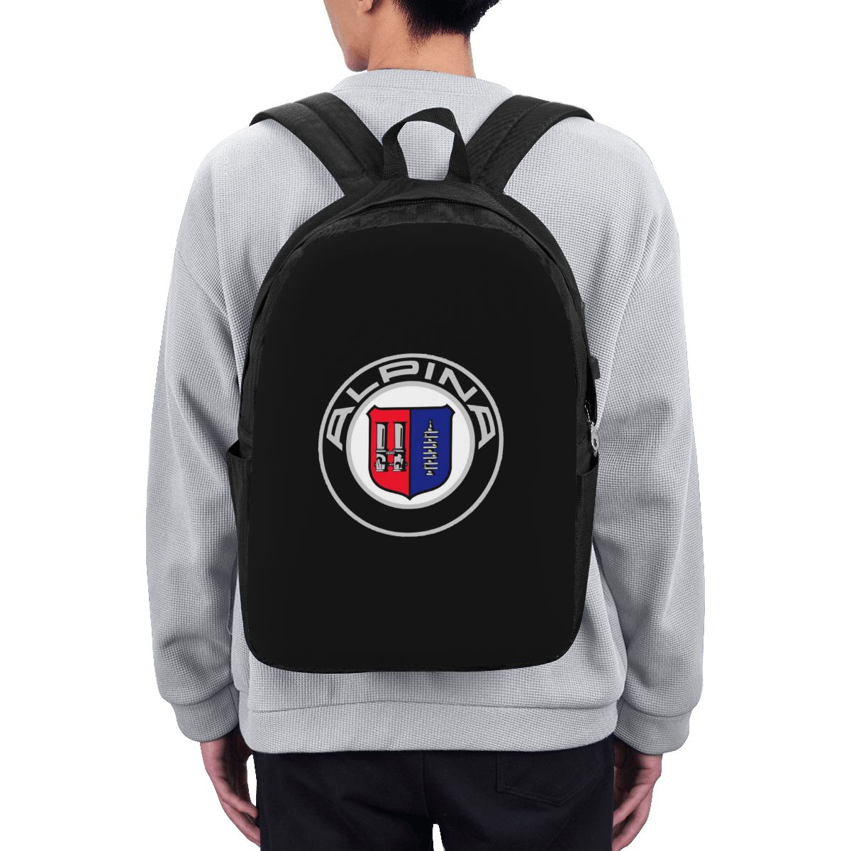Women Bags Laptop - Alpina - Classic Car Logos Backpack
