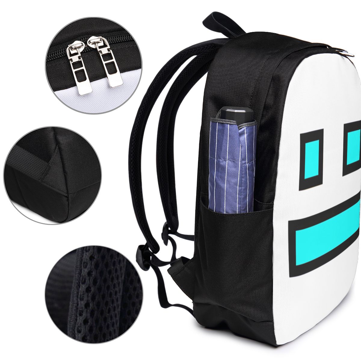 Video Game Geometry Dash Backp - Women Bags Laptop recension och pris