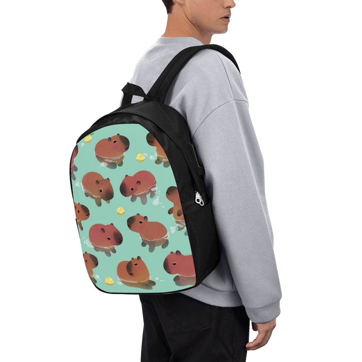 Capybara Animal Pattern Backpa - Women Bags Laptop recension och pris