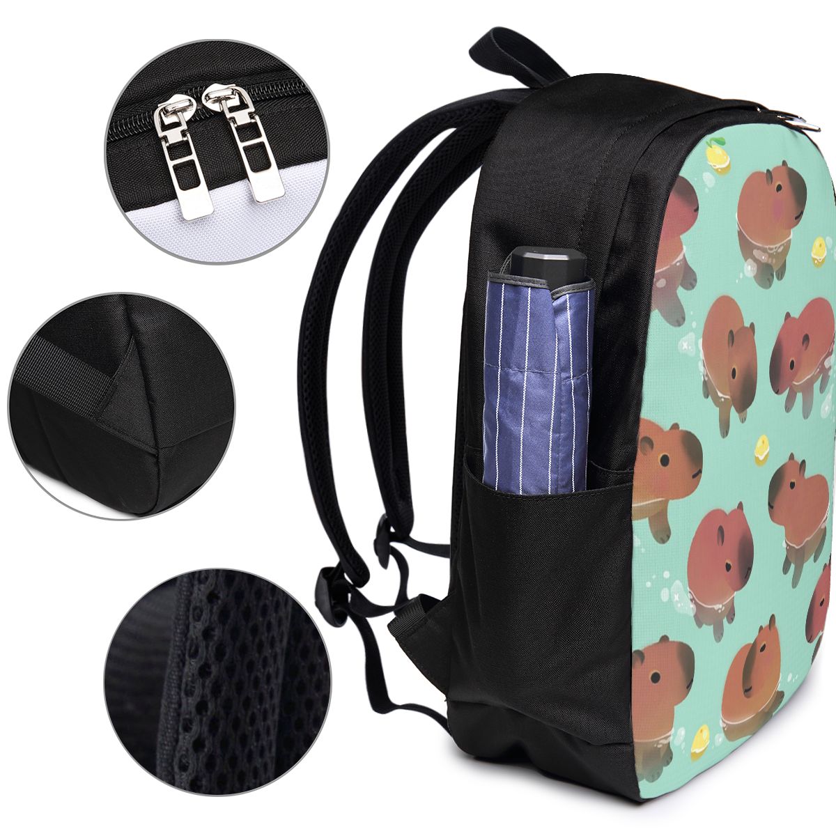 Capybara Animal Pattern Backpa - Women Bags Laptop recension och pris