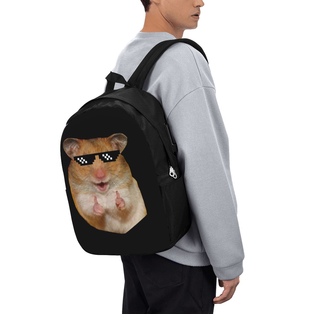 Funny Hamster Backpack Travel  - Women Bags Laptop recension och pris