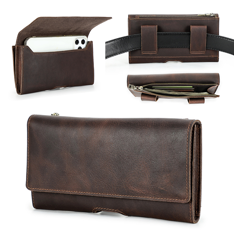 Cowhide Leather Waist Bag Phon - Saddle Bag Leather recension och pris