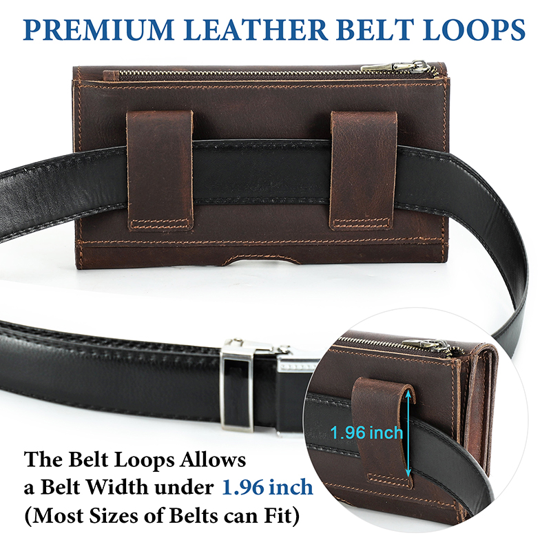 Cowhide Leather Waist Bag Phon - Saddle Bag Leather recension och pris