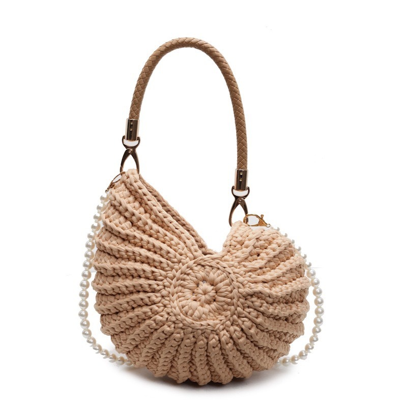 Creative Conch Shaped Crochet  - Women Bags Handmade recension och pris