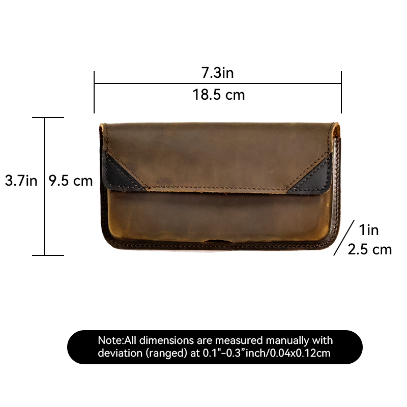 Genuine Leather Waist Bag for  - Saddle Bag Leather recension och pris