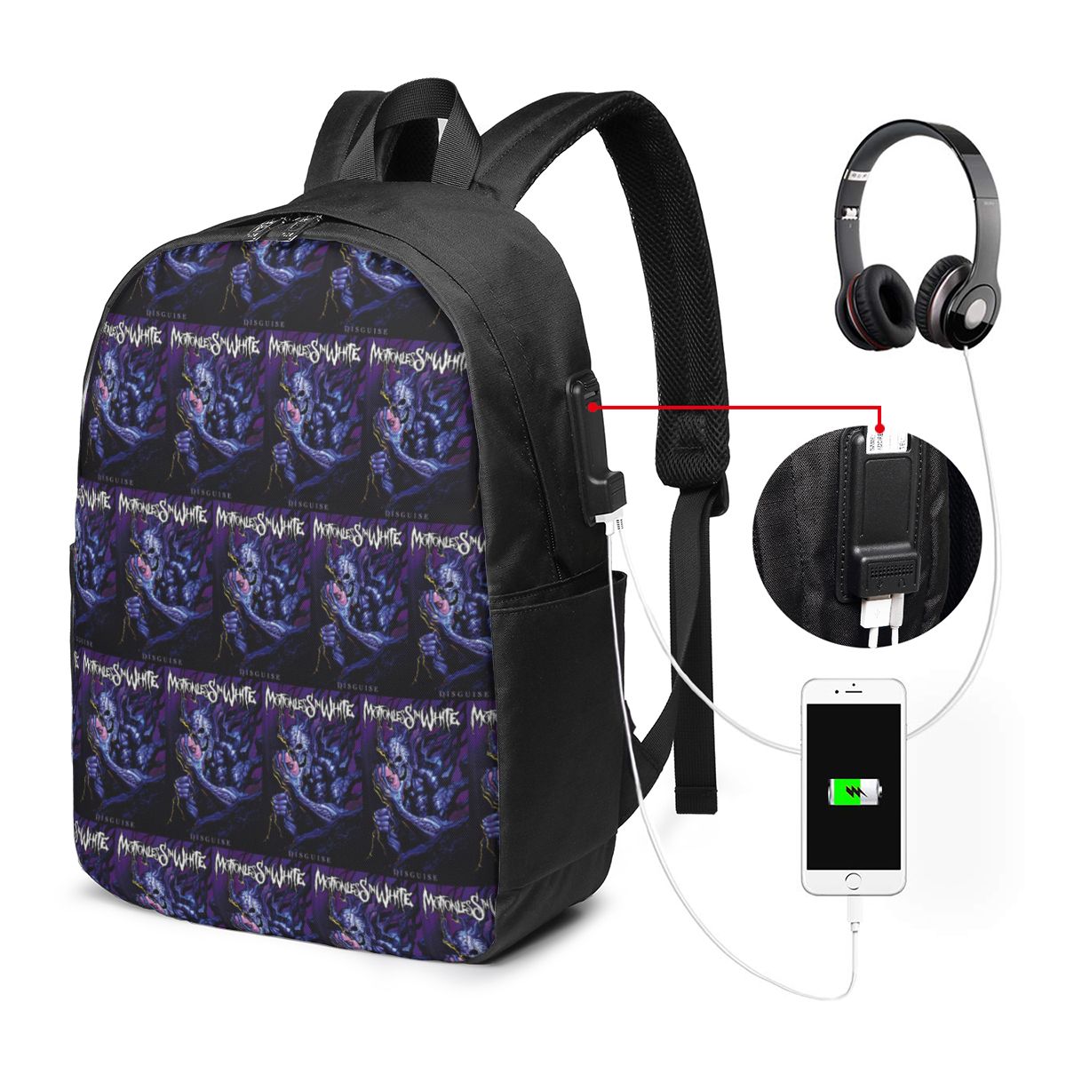 Motionless In White Backpack T - Women Bags Laptop recension och pris