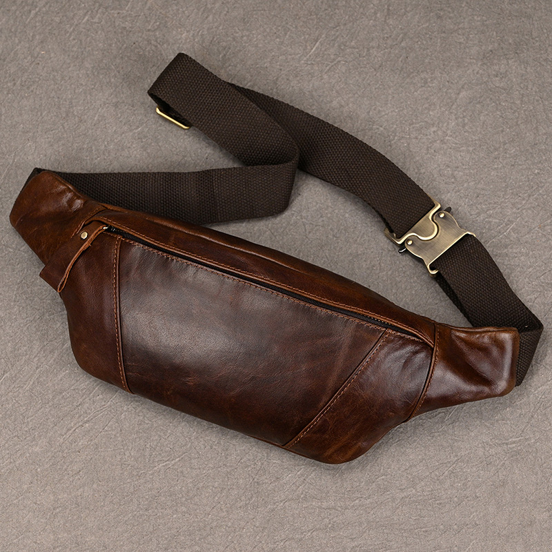 Men's Leather Chest Bags Cross - Saddle Bag Leather recension och pris