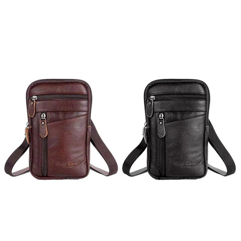 Men Genuine Leather Bag Vertic - Saddle Bag Leather recension och pris