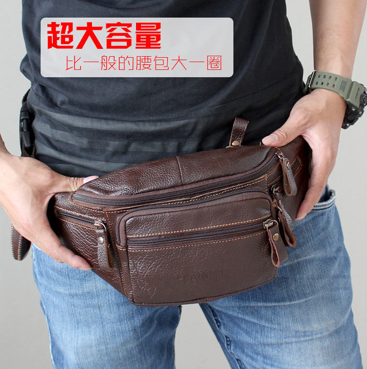 Genuine Cowhide Leather Waist  - Saddle Bag Leather recension och pris