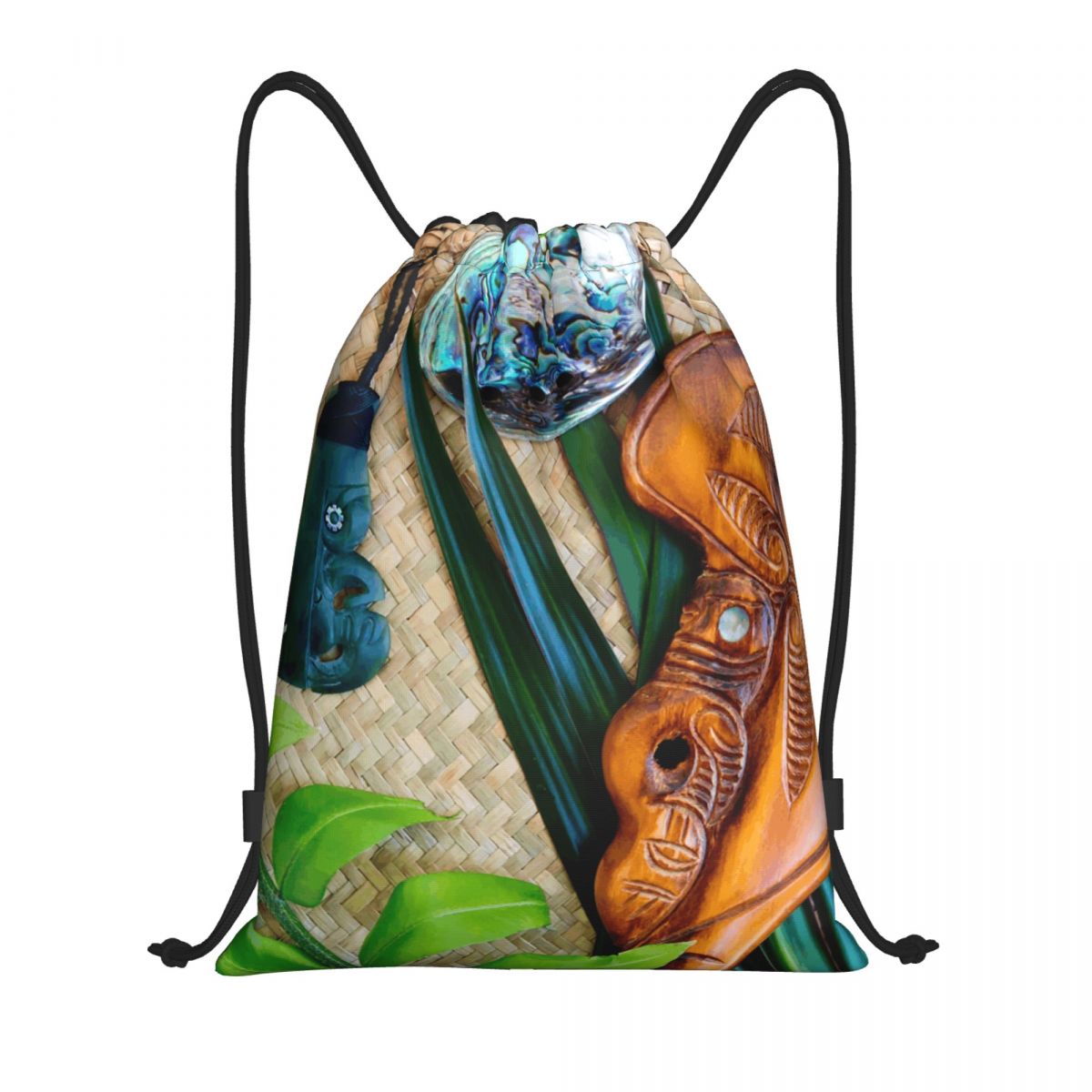 NZ Maoris Theme Drawstring Bag - Women Bags Nz recension och pris