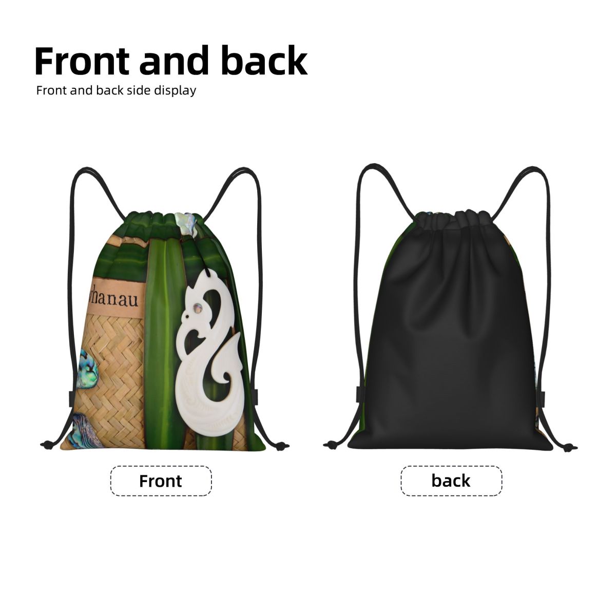 NZ Maoris Drawstring Bags Men  - Women Bags Nz recension och pris