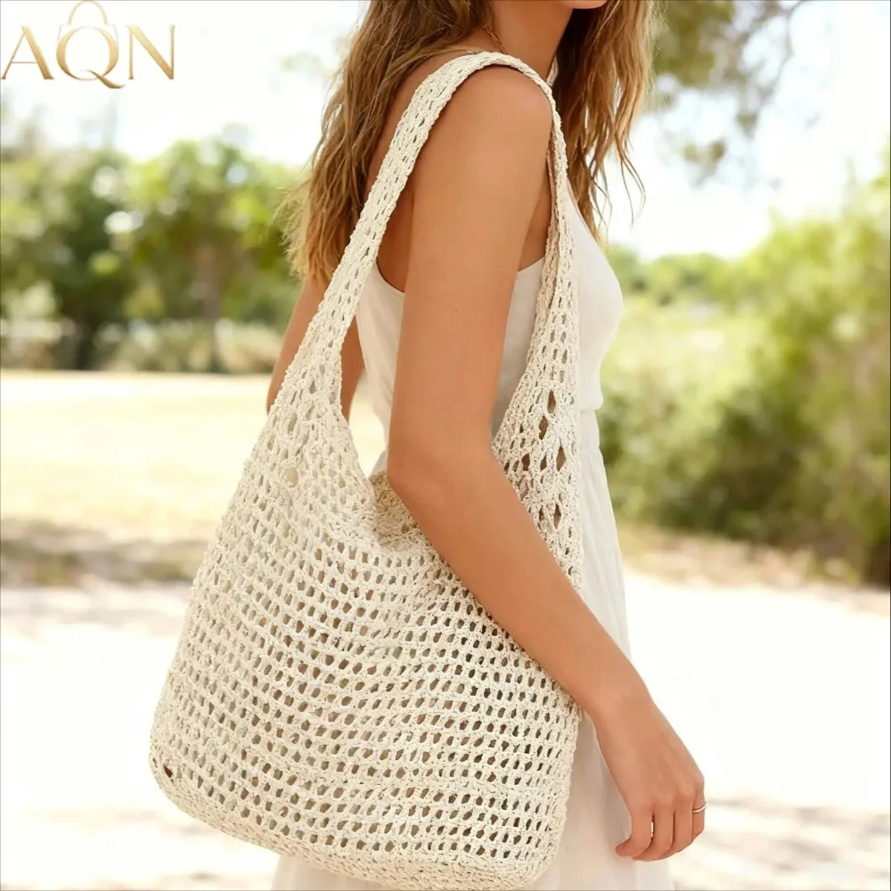 AQN Women's Casual Large Capac - Crochet Market Bag recension och pris