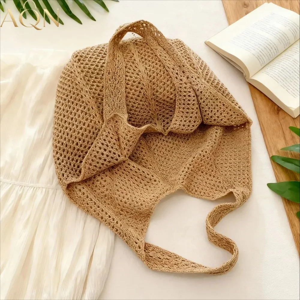 AQN Women's Casual Large Capac - Crochet Market Bag recension och pris