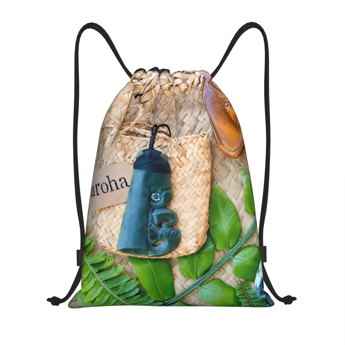 NZ Maoris Theme Drawstring Bag - Women Bags Nz recension och pris