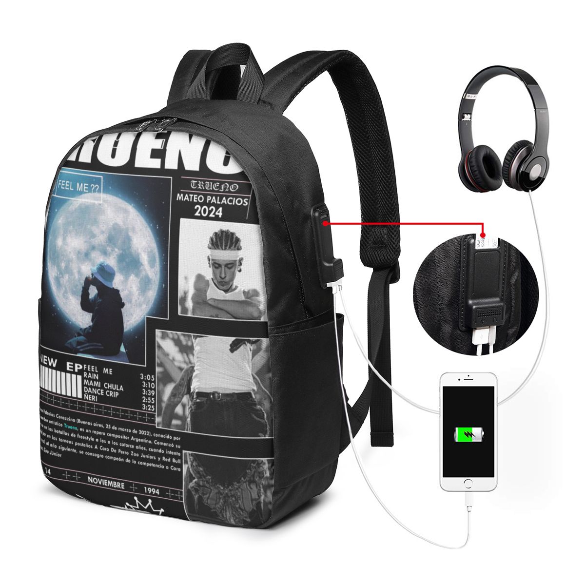 Funny Trueno Hip Hop Rapper Ba - Women Bags Laptop recension och pris