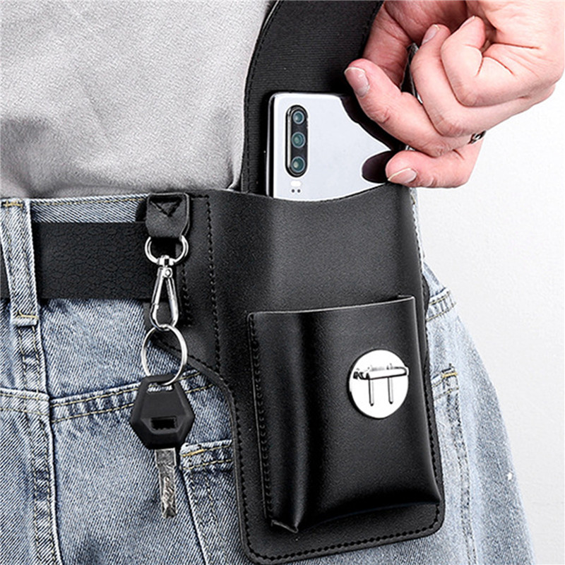 Phone Belt Bag For Men Bags Ce - Saddle Bag Leather recension och pris