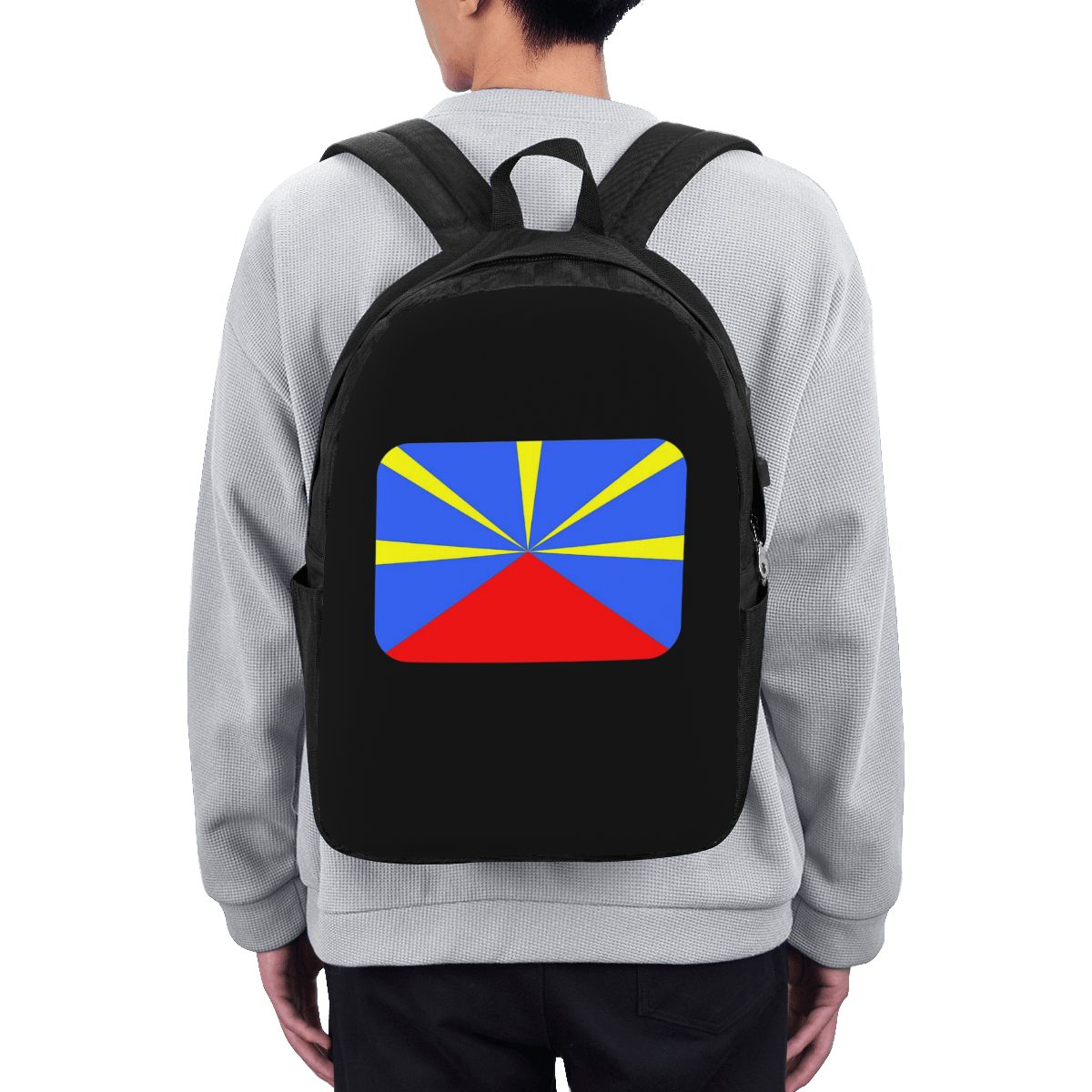 974 Reunion Island Flag Backpa - Women Bags Laptop recension och pris