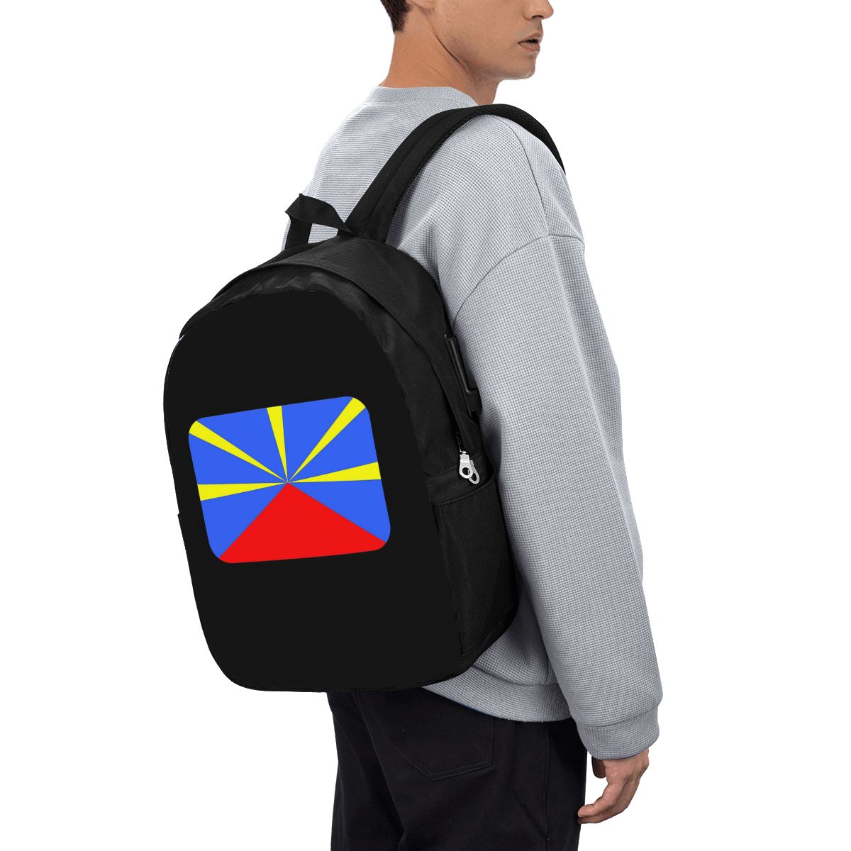974 Reunion Island Flag Backpa - Women Bags Laptop recension och pris