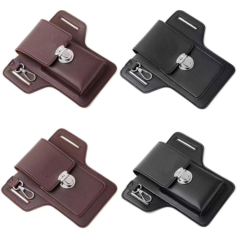 Fashion Men Multi-function PU  - Saddle Bag Leather recension och pris