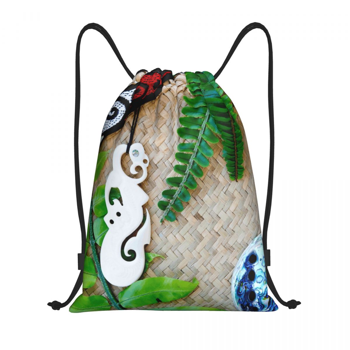 NZ Maoris Theme Drawstring Bag - Women Bags Nz recension och pris