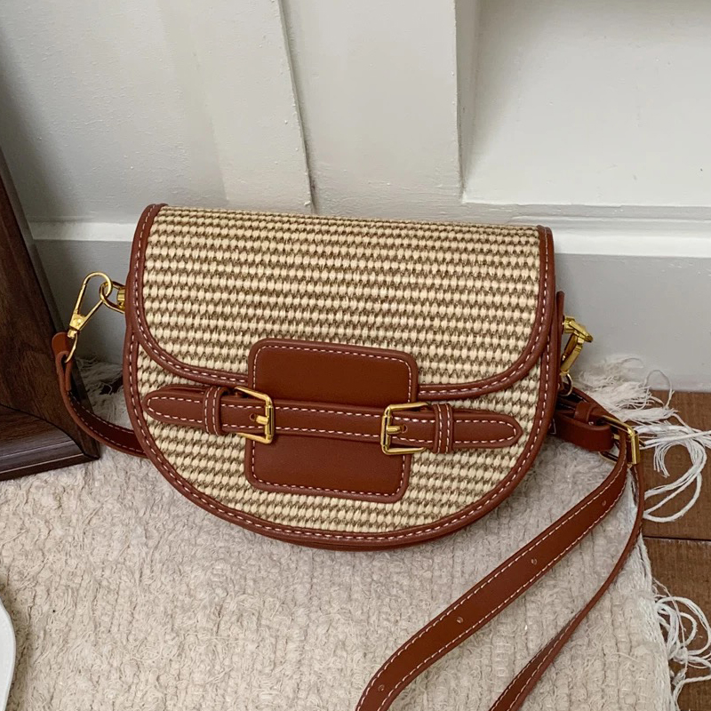 England Style Mini Straw Saddl - Saddle Bag Leather recension och pris