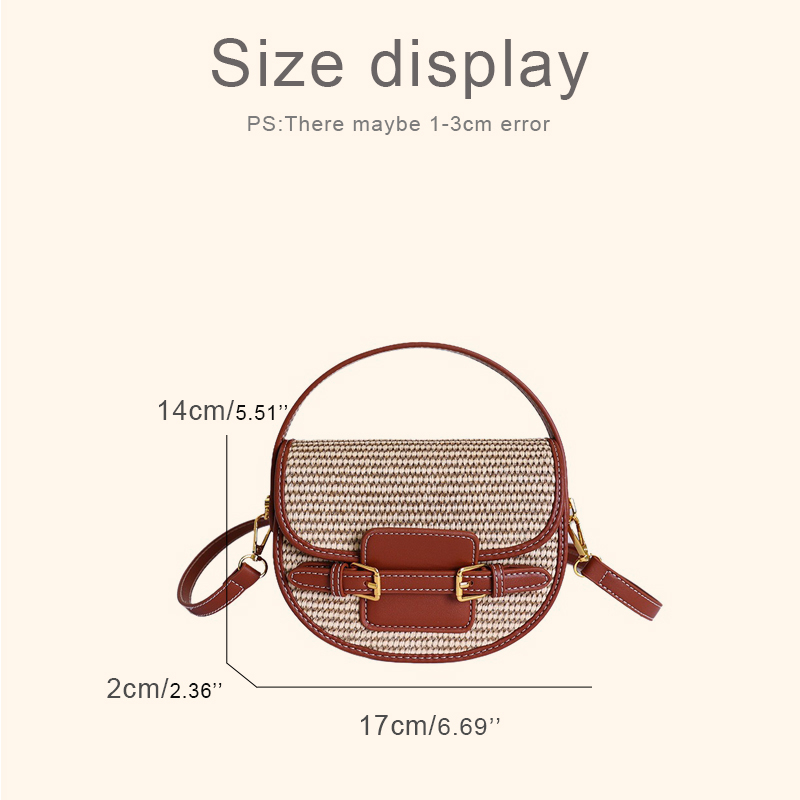 England Style Mini Straw Saddl - Saddle Bag Leather recension och pris