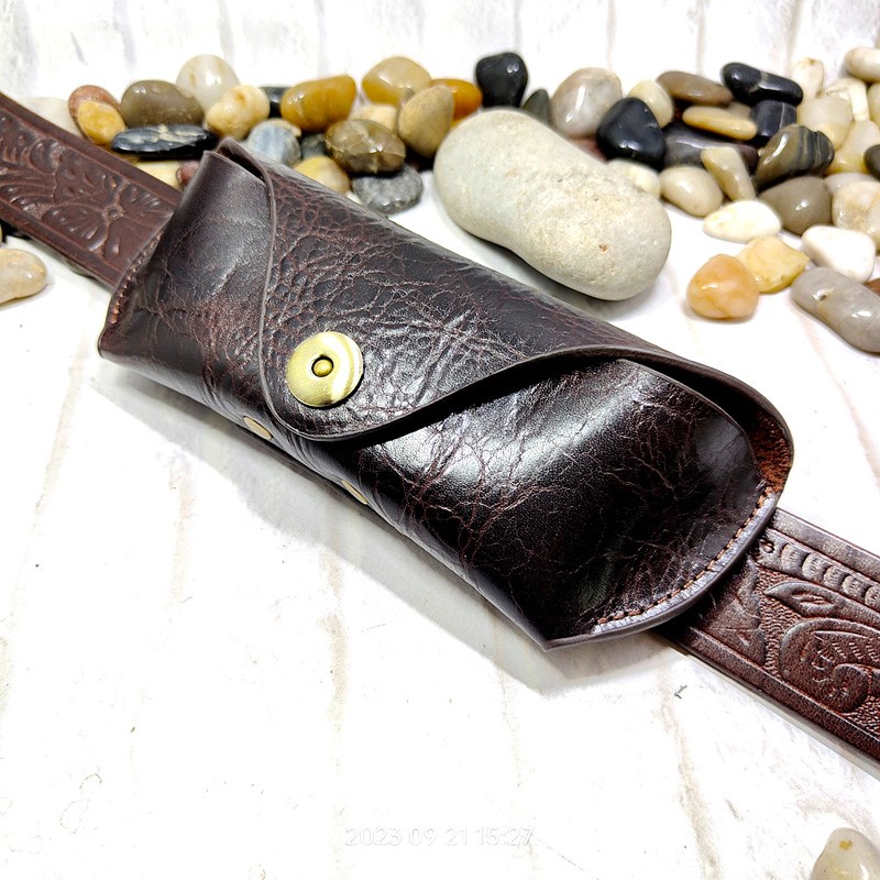 Blongk Glasses Case Waist Bag  - Saddle Bag Leather recension och pris