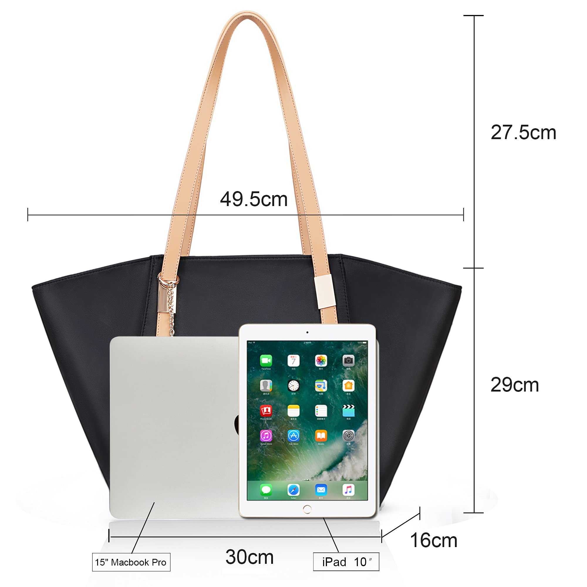 Pomelo Best Tote Bag with Zip  - Women'S Best Bags For Work recension och pris