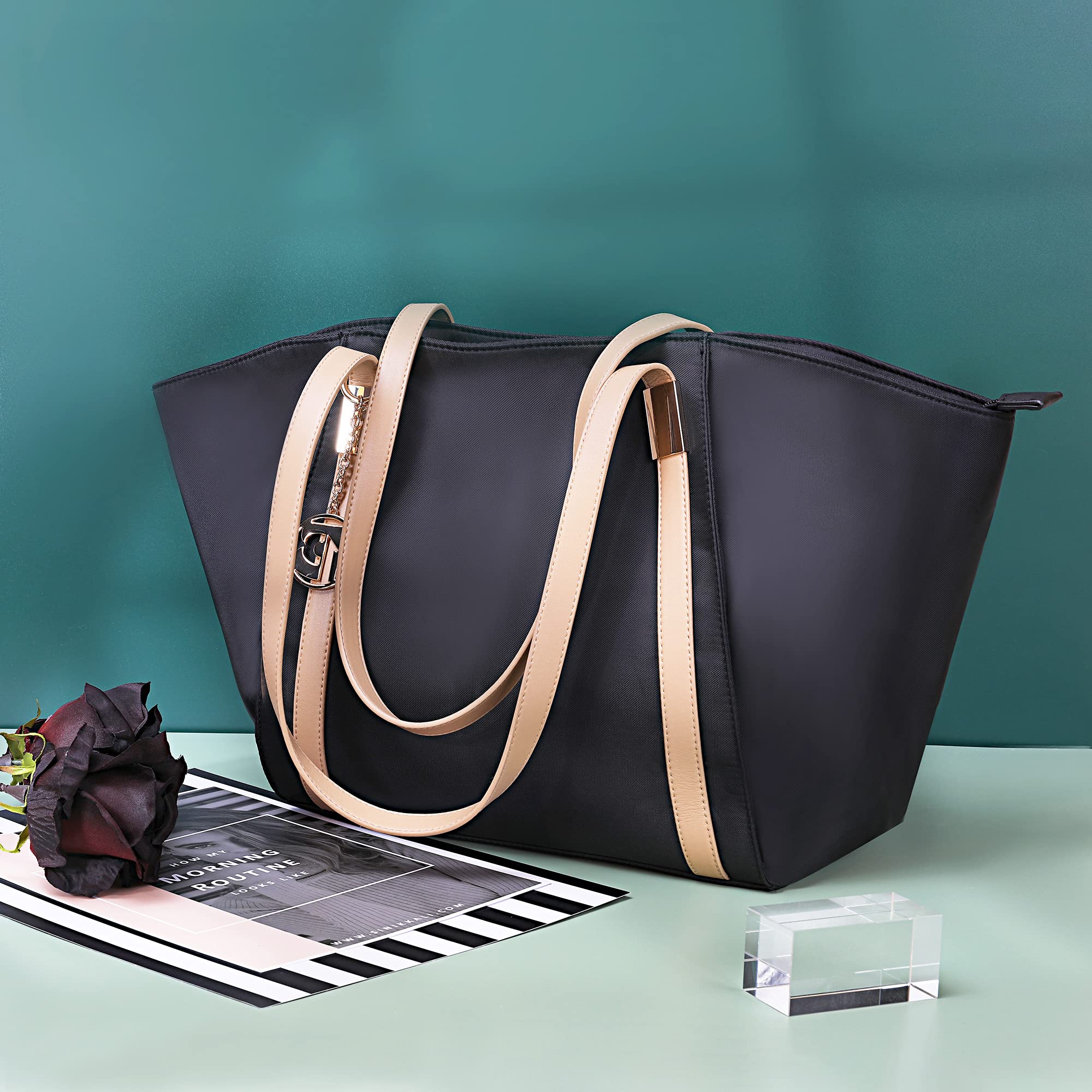 Pomelo Best Tote Bag with Zip  - Women'S Best Bags For Work recension och pris