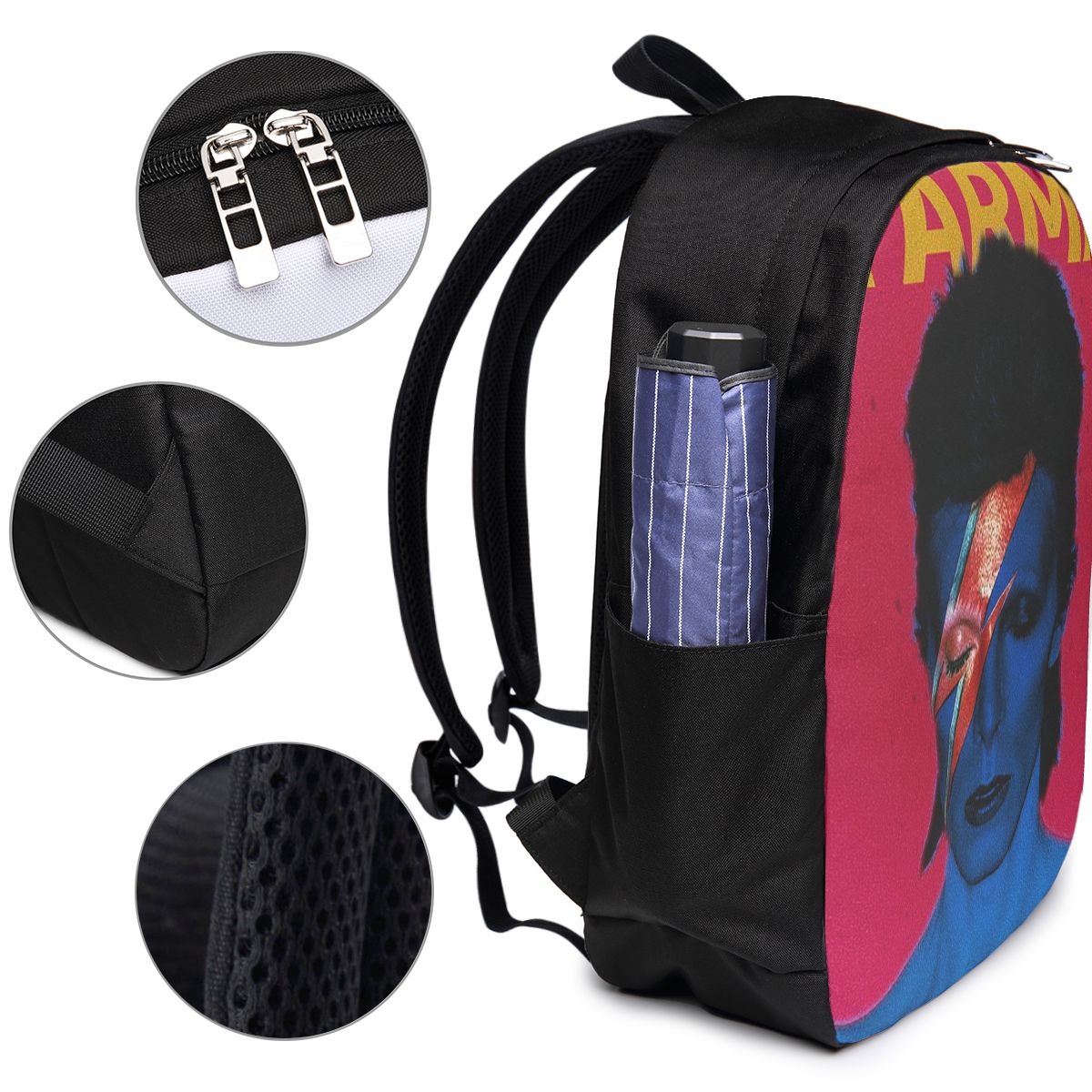 Davids Bowied Backpack Travel  - Women Bags Laptop recension och pris