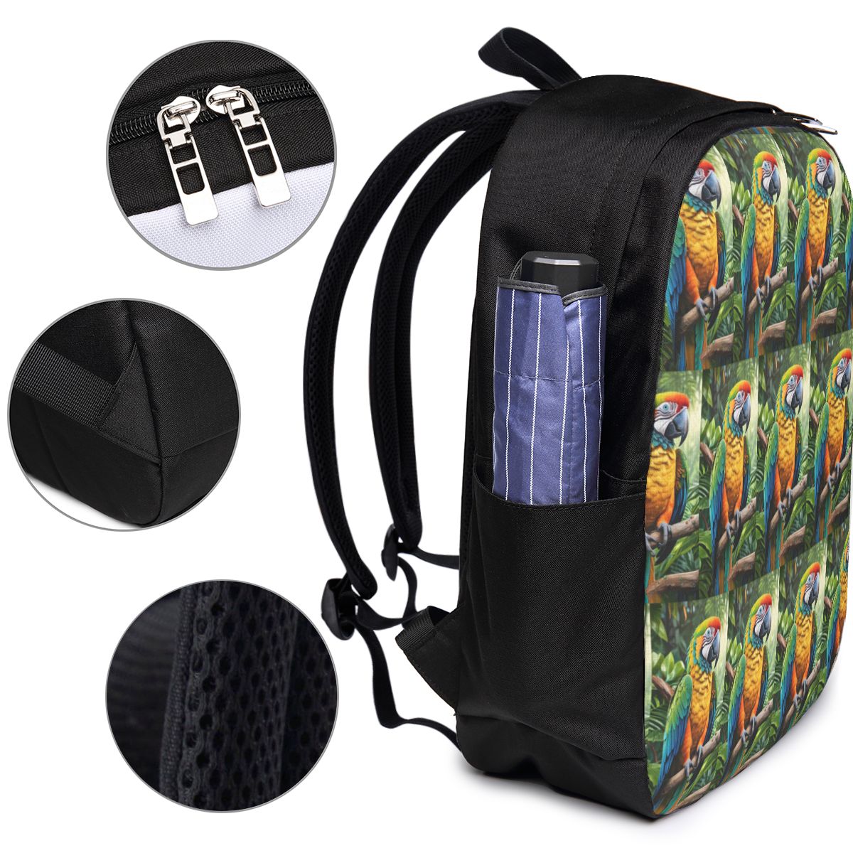 Cute Macaw Parrots Backpack Tr - Women Bags Laptop recension och pris