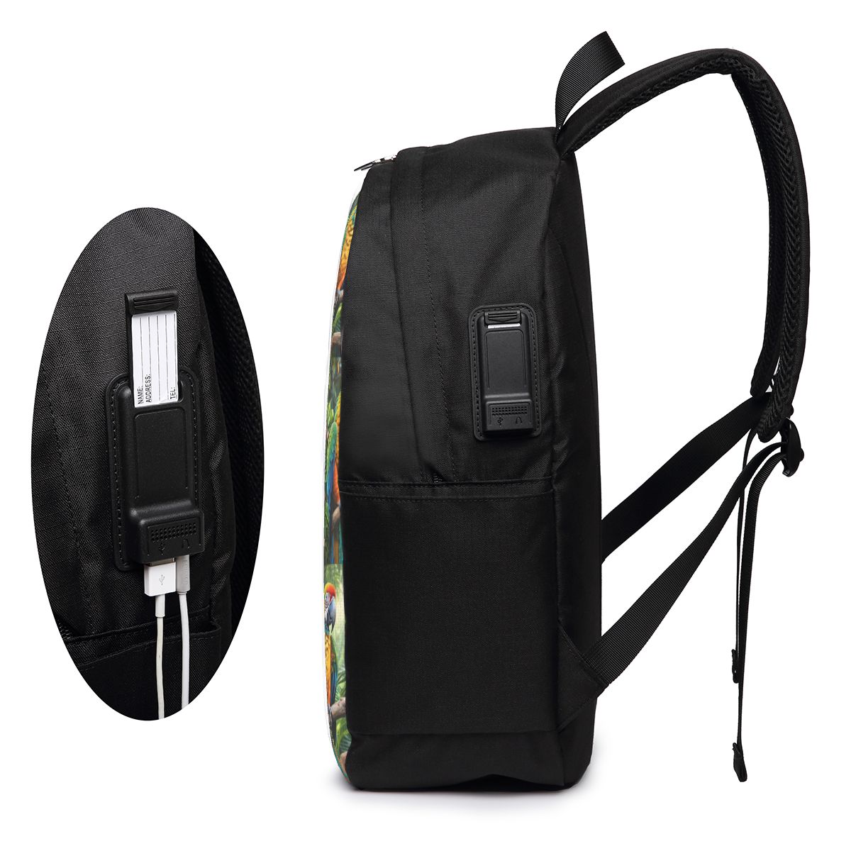 Cute Macaw Parrots Backpack Tr - Women Bags Laptop recension och pris