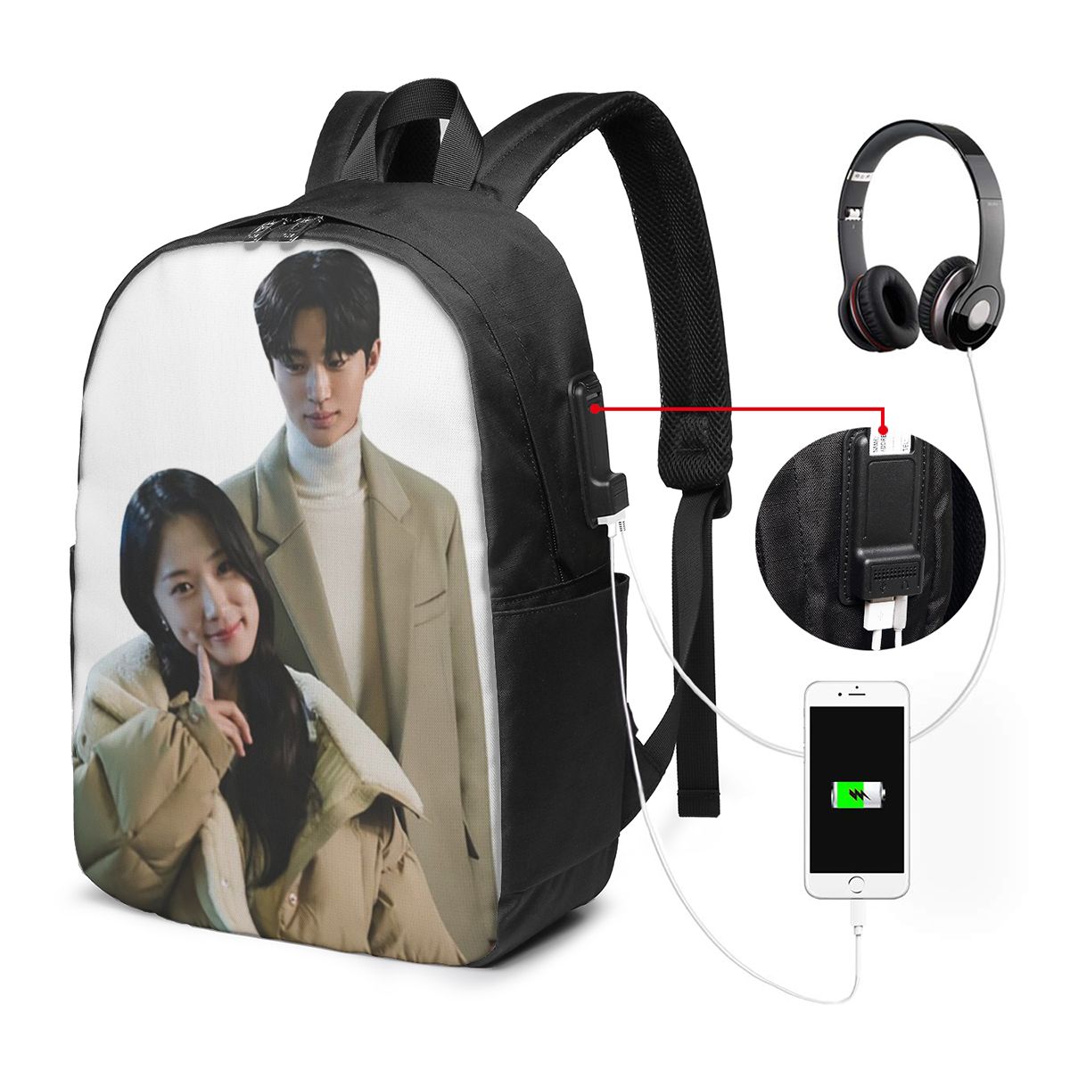 Lovely Runner Kdrama Fanart Ba - Women Bags Laptop recension och pris
