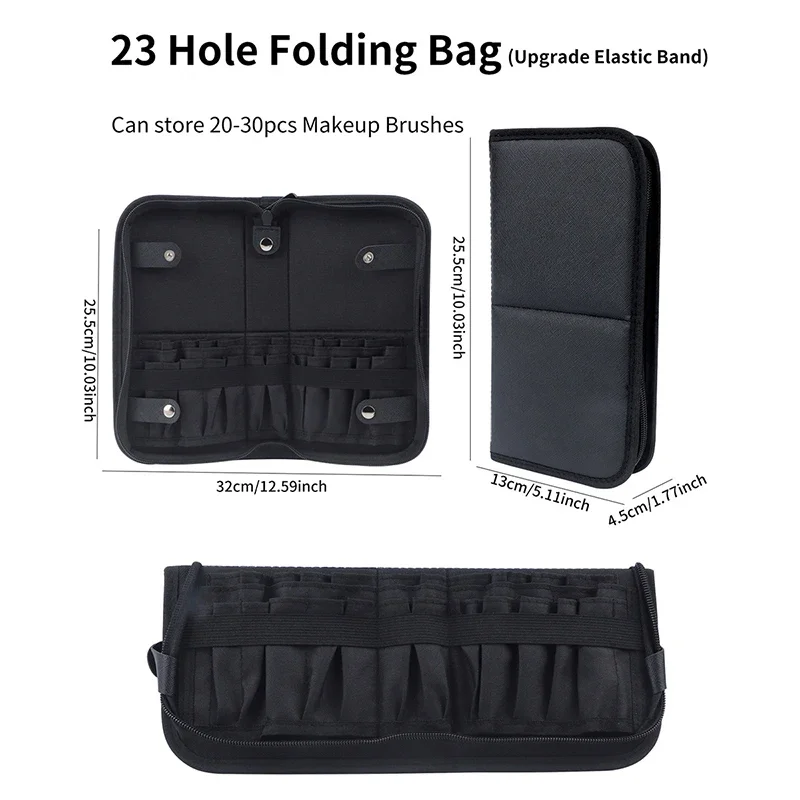 29/23 Holes Foldable Makeup Br - Women Bags Deals recension och pris