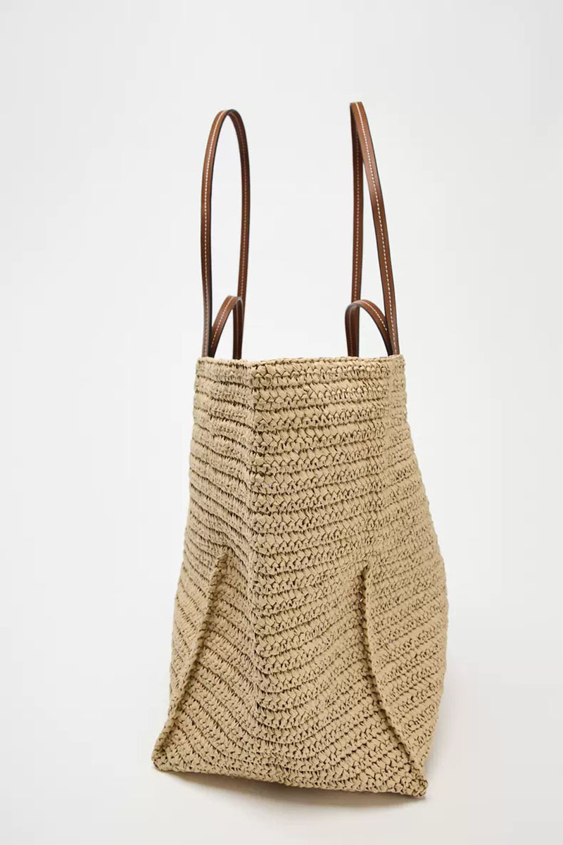 Women Shouder Bohemian Straw U - Crochet Market Bag recension och pris