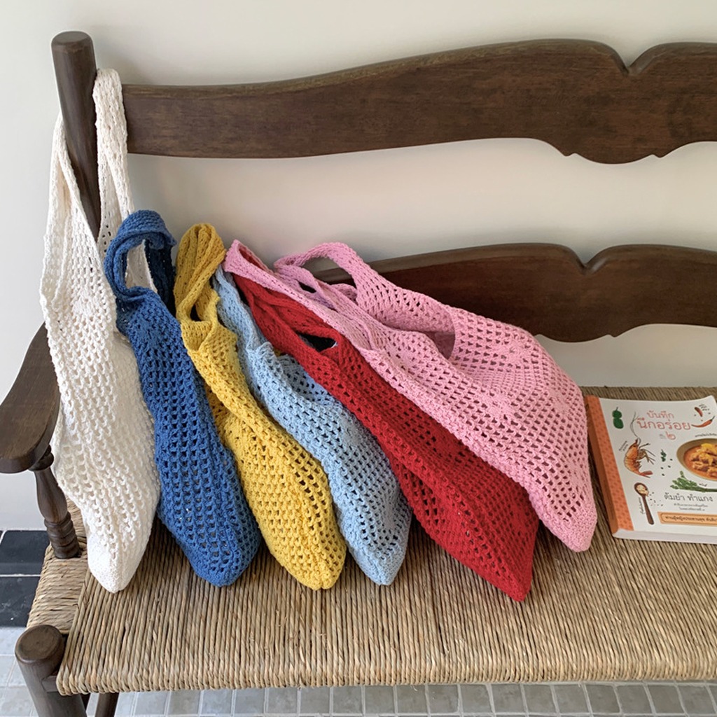 Crochet Bag Handmade Hollow Ou - Women Bags Handmade recension och pris