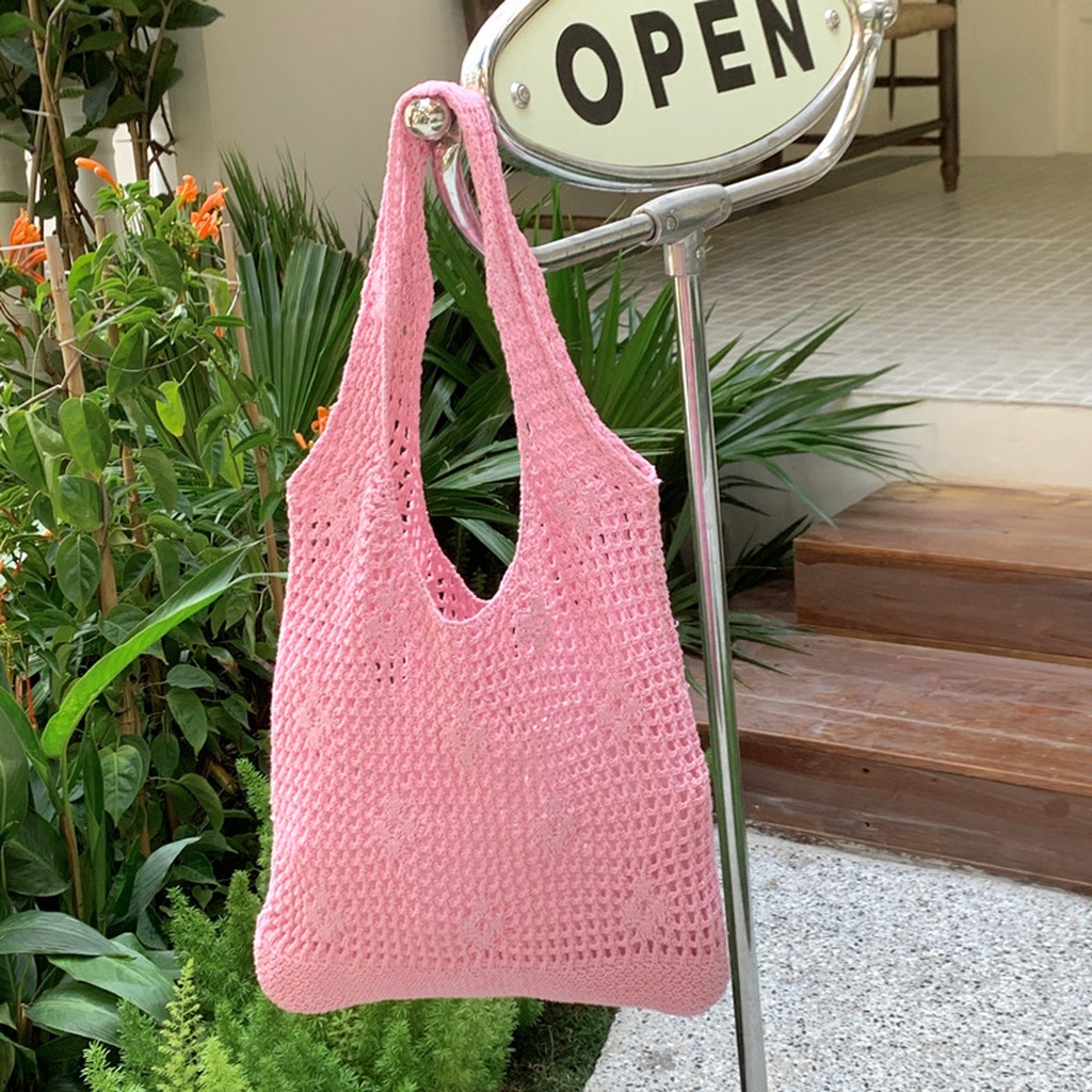 Crochet Bag Handmade Hollow Ou - Women Bags Handmade recension och pris