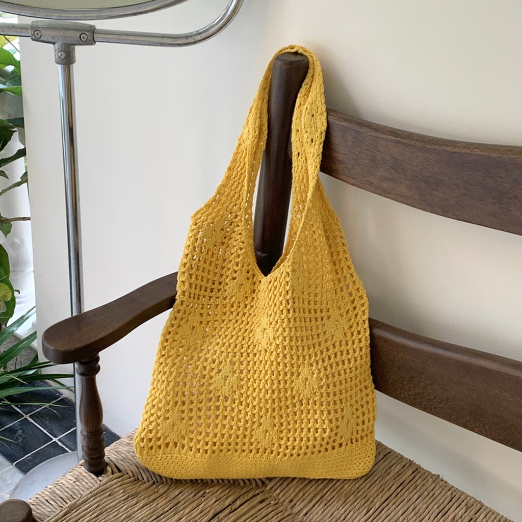 Crochet Bag Handmade Hollow Ou - Women Bags Handmade recension och pris